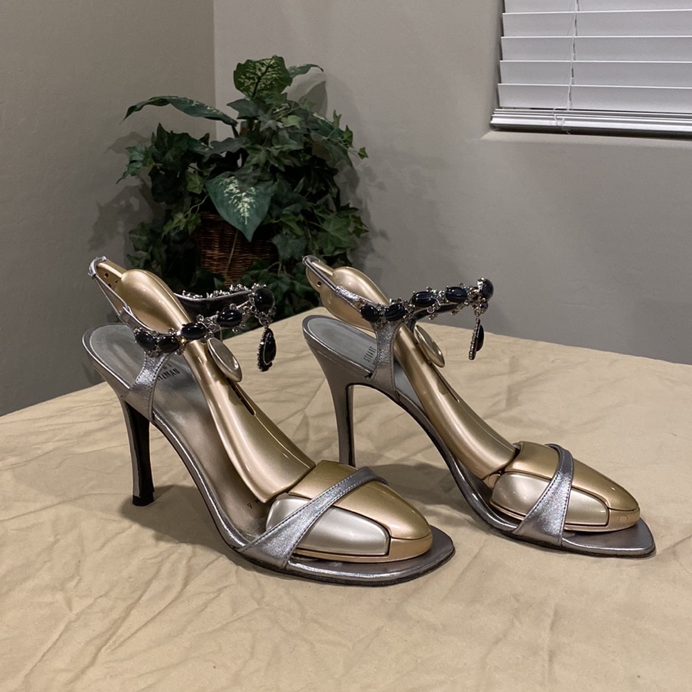 Stuart Weitzman Jeweled Heels